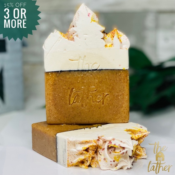 THE LATHER BARN Other - Honey Turmeric & Grapefruit Goat Milk & Cream Lather